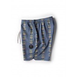 VISSLA BOARDSHORT ATOMIC PALMS 16.5" ECOLASTIC Midnight