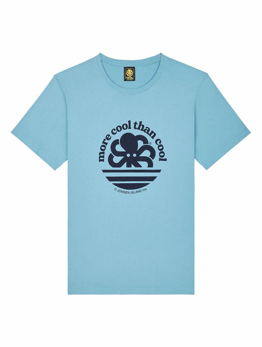 JONSEN ISLAND T-SHIRT CLASSIC MORE COOL Adriatic blue
