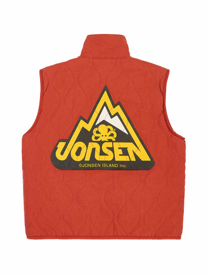 JONSEN ISLAND VESTE REVERSIBLE CAM PRINT Red