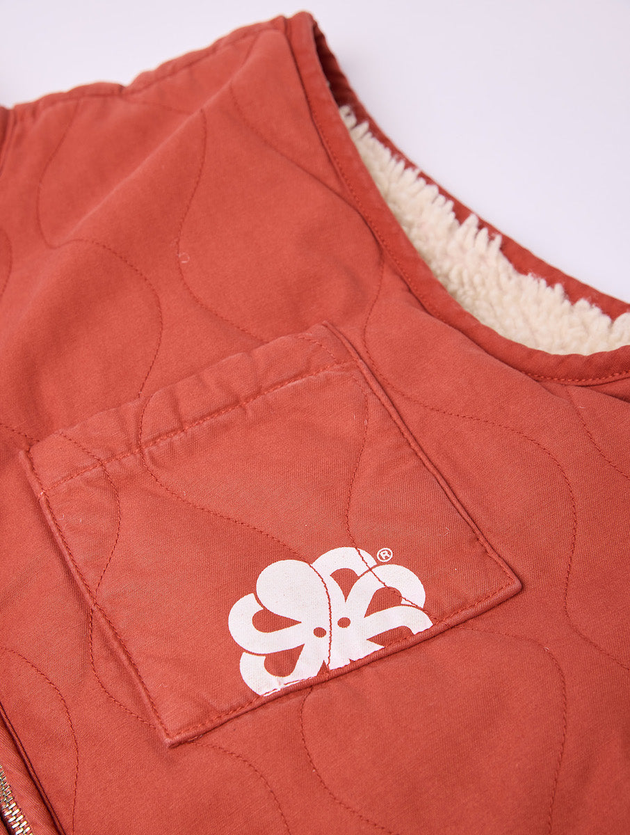 JONSEN ISLAND VESTE REVERSIBLE CAM PRINT Red