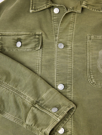 JONSEN ISLAND VESTE SAVI LASER MOLESKIN Ivy green