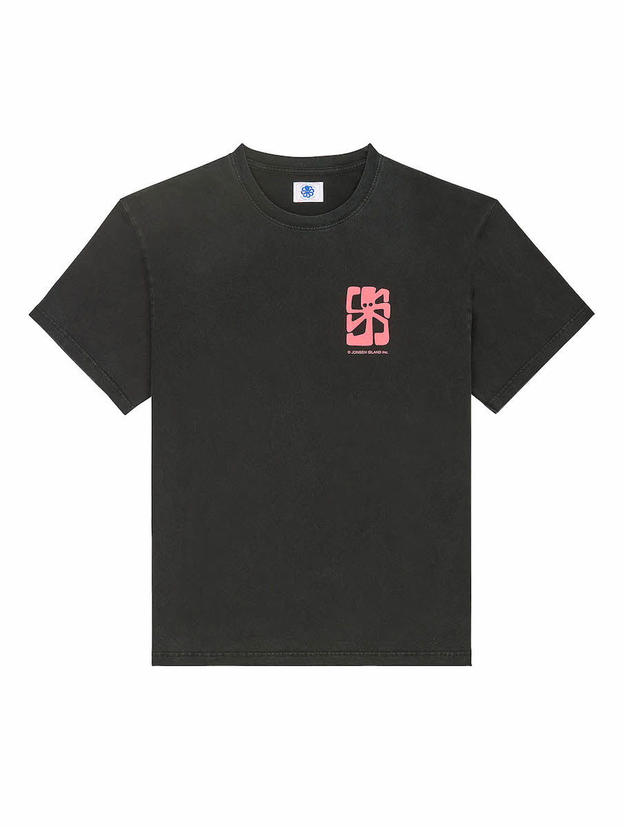 JONSEN ISLAND T-SHIRT CONFORT THE ARTIST Black fade out