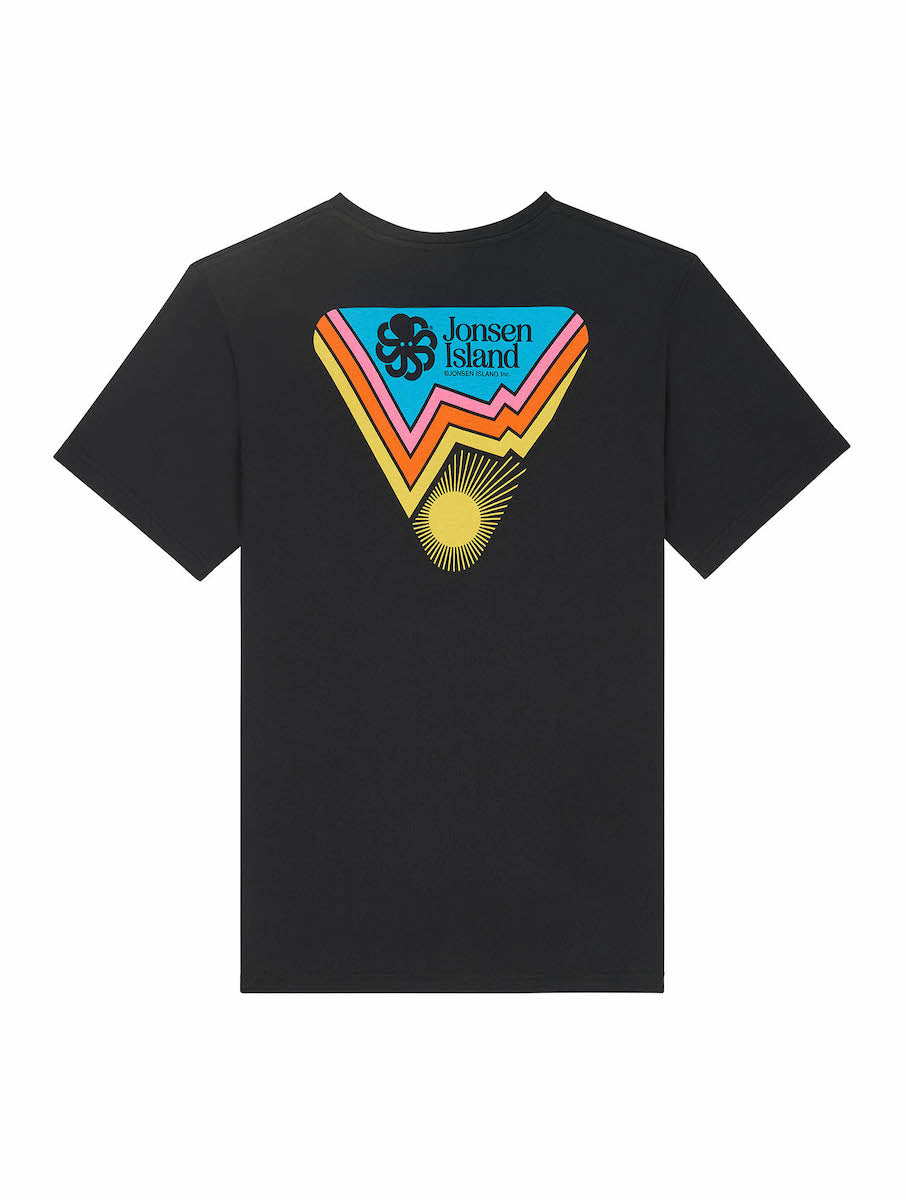 JONSEN ISLAND T-SHIRT CLASSIC SUNNY ALPS Black