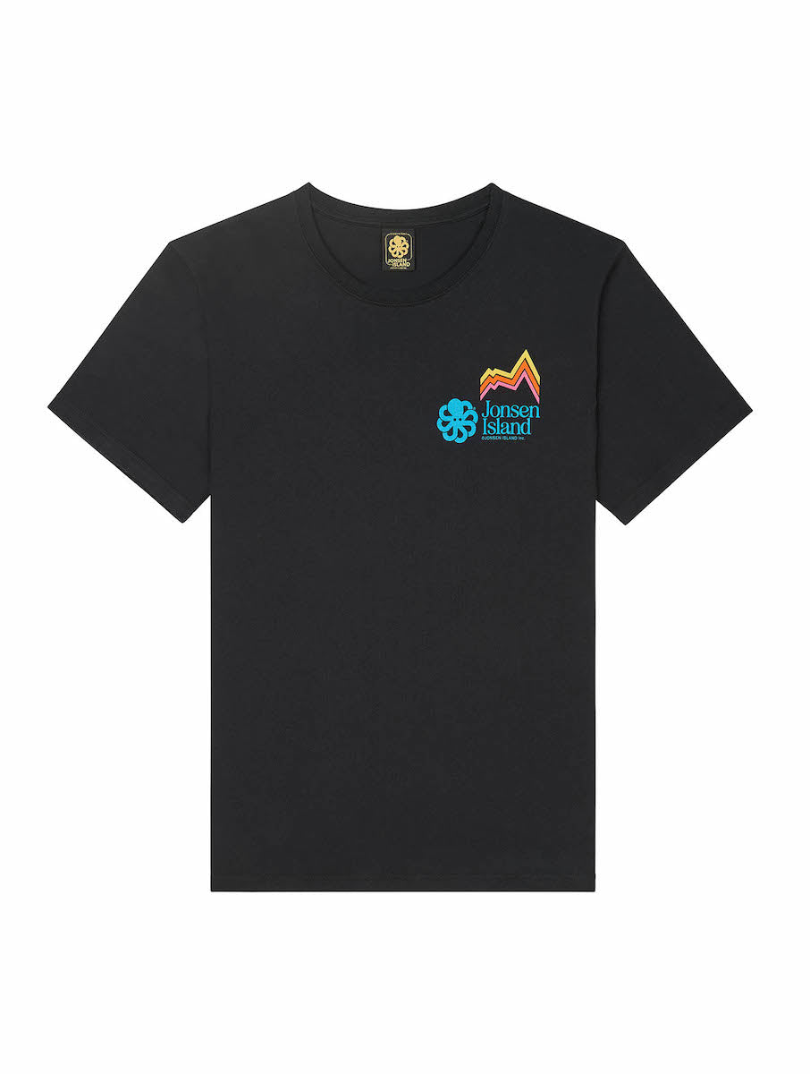 JONSEN ISLAND T-SHIRT CLASSIC SUNNY ALPS Black