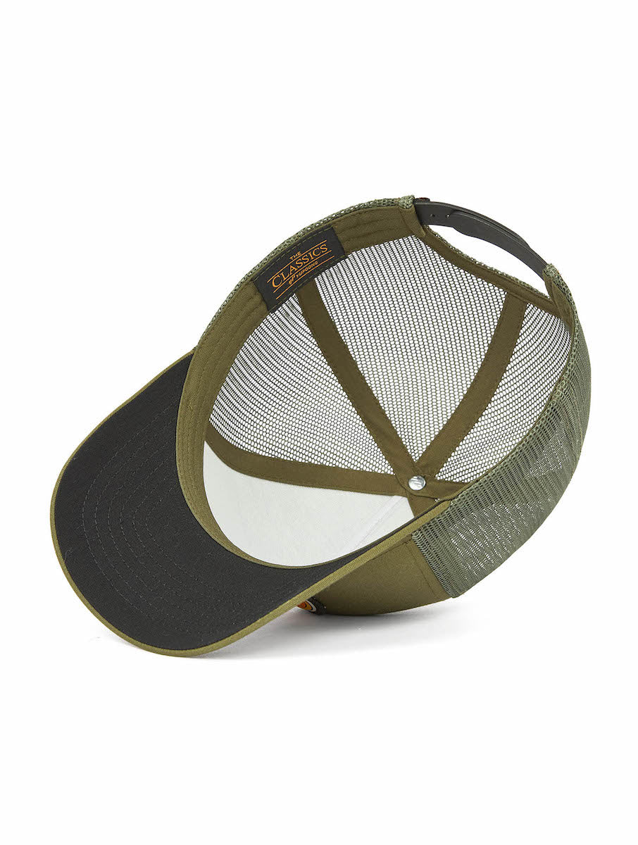 JONSEN ISLAND CASQUETTE TRUCKER RAINBOW 2 Ivy green