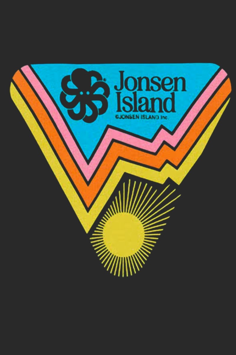 JONSEN ISLAND T-SHIRT CLASSIC SUNNY ALPS Black