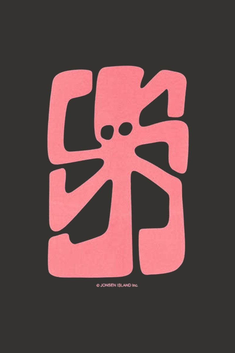 JONSEN ISLAND T-SHIRT CONFORT THE ARTIST Black fade out