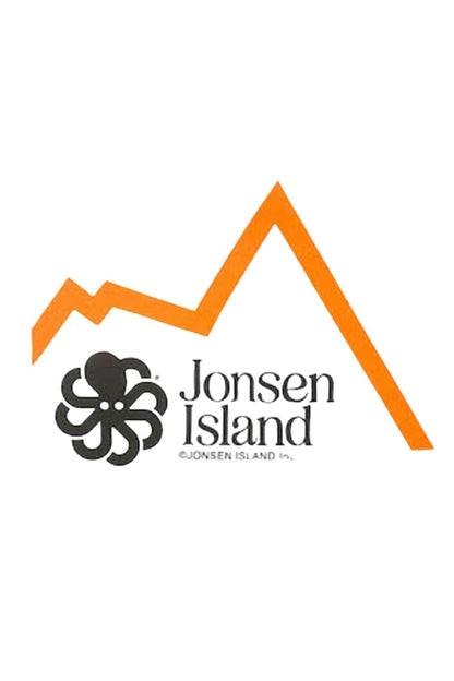 JONSEN ISLAND T-SHIRT CLASSIC ORANGE SKISHOP White