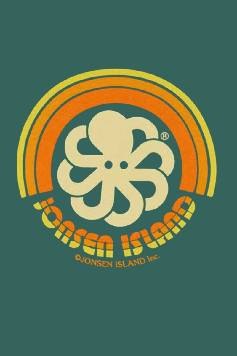 JONSEN ISLAND T-SHIRT CLASSIC RAINBOW Rain forest