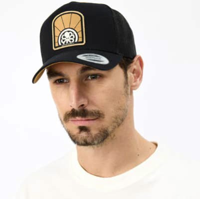 JONSEN ISLAND CASQUETTE TRUCKER OMNIA SOL Black