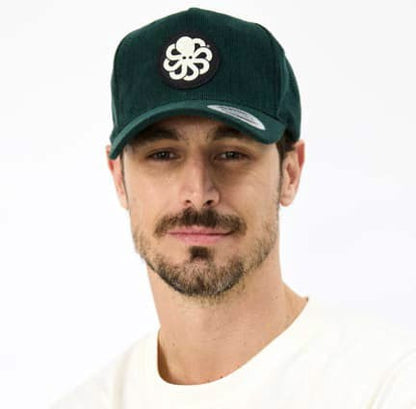 JONSEN ISLAND CASQUETTE TRUCKER CORDUROY Rain forest