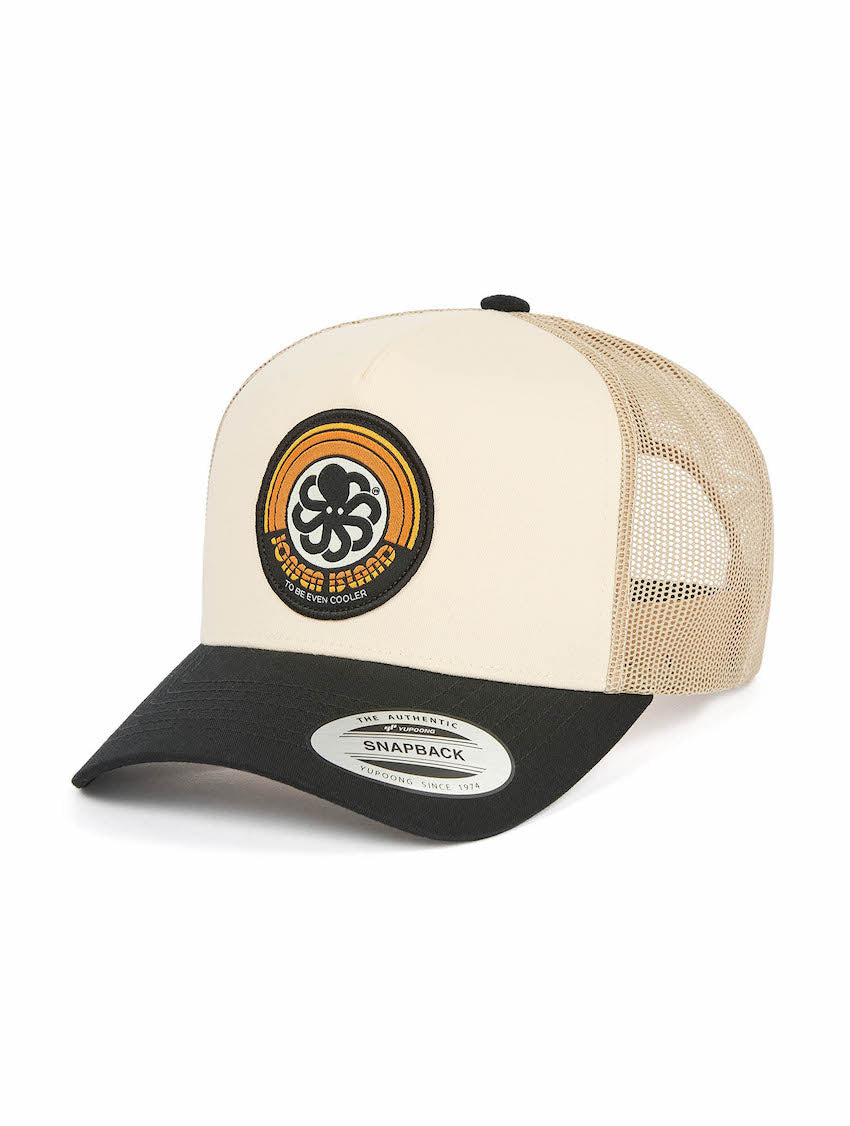 JONSEN ISLAND CASQUETTE TRUCKER RAINBOW Coconut