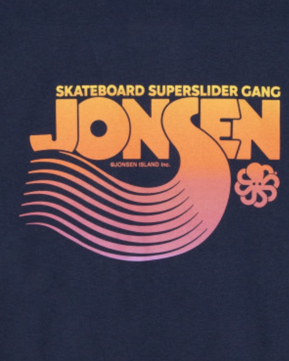 JONSEN ISLAND T-SHIRT CLASSIC SUPERSLIDER Navy