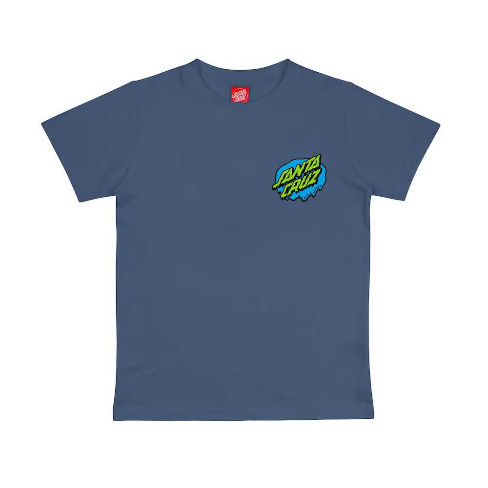 SANTA CRUZ ENFANT TEE SHIRT SLIME DOT Heritage Blue