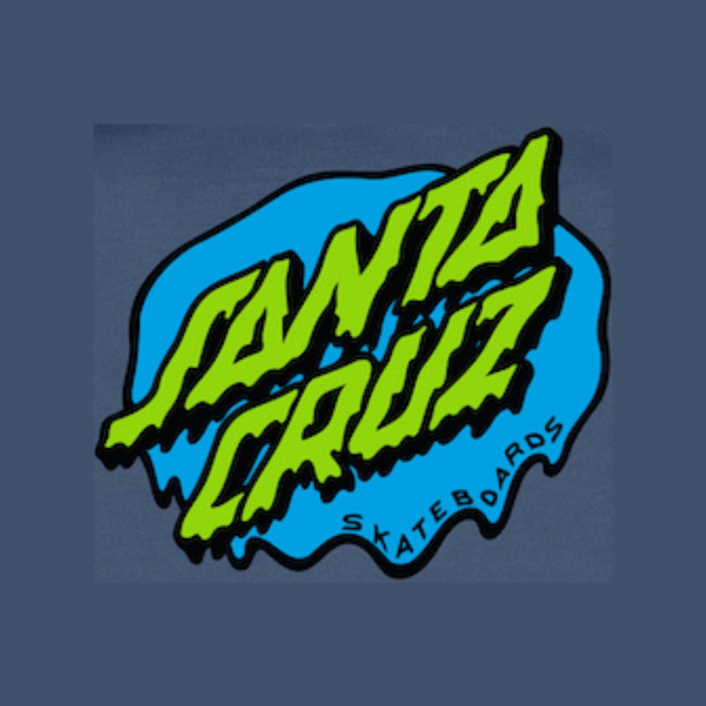 SANTA CRUZ ENFANT TEE SHIRT SLIME DOT Heritage Blue