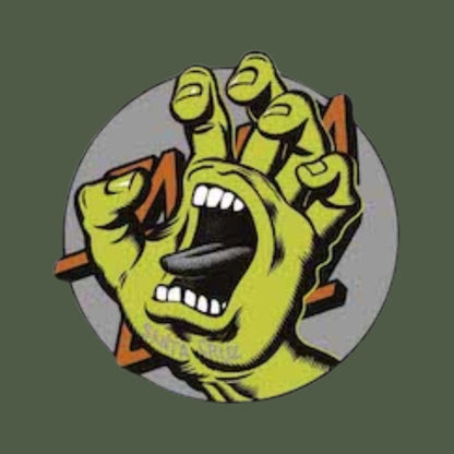 SANTA CRUZ ENFANT TEE SHIRT HAND DOT FRONT Dark Moss