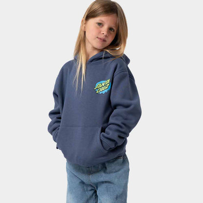 SANTA CRUZ ENFANT HOODIE SLIME DOT Heritage Blue
