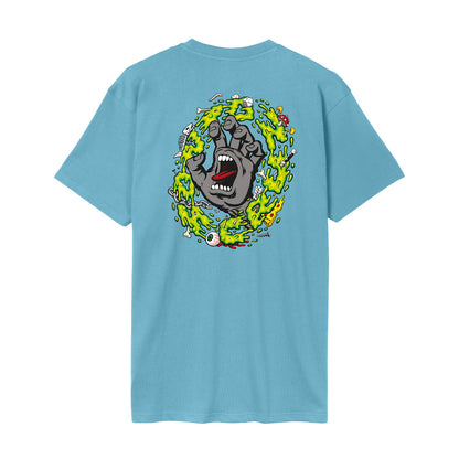 SANTA CRUZ TEE SHIRT SLIME SCREAM Norse Blue