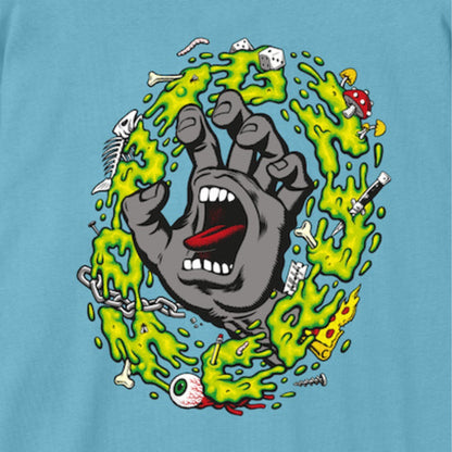 SANTA CRUZ TEE SHIRT SLIME SCREAM Norse Blue