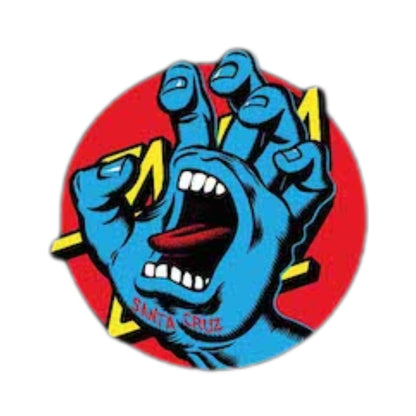 SANTA CRUZ ENFANT HOODIE HAND DOT FRONT Black