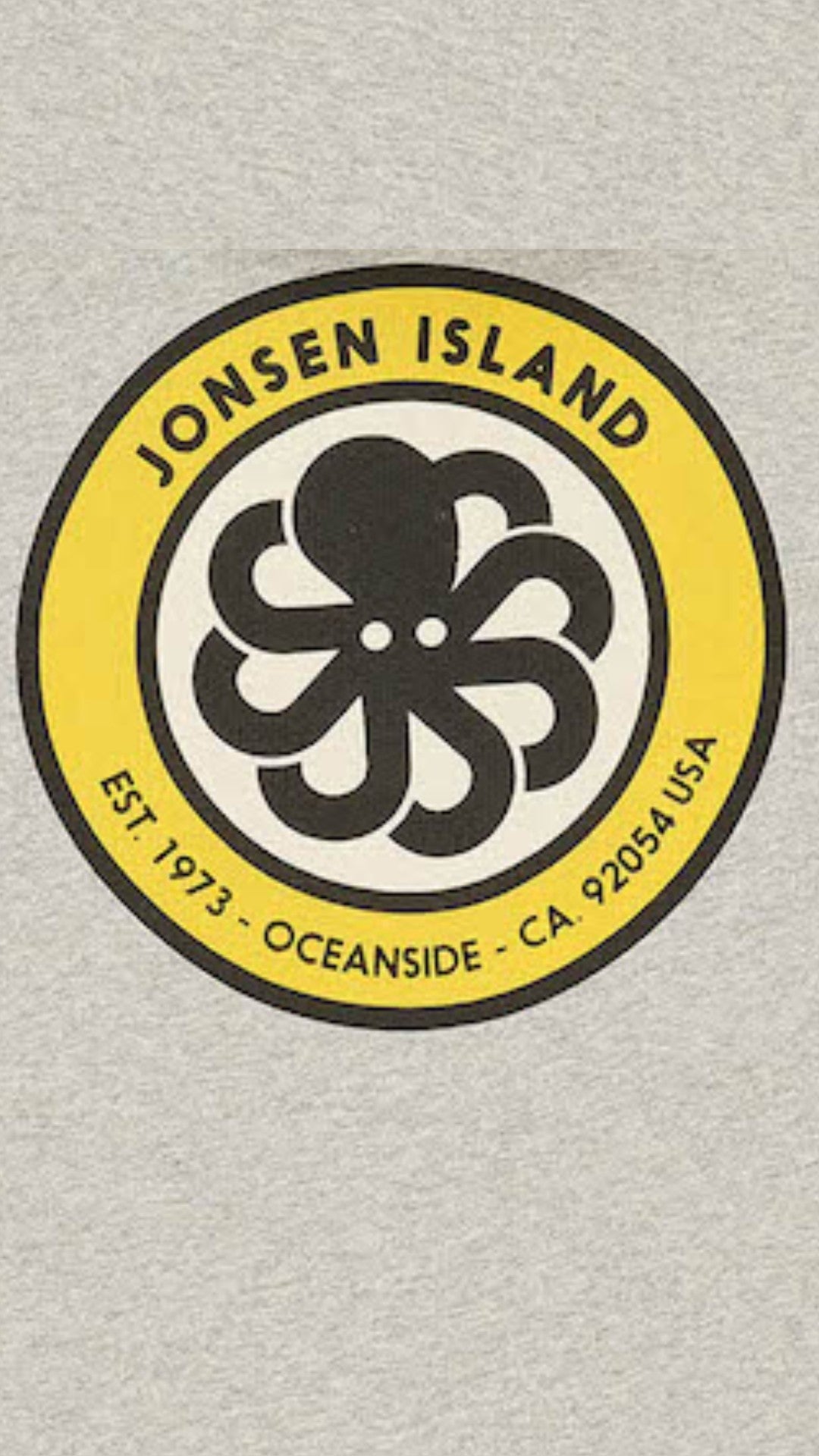 JONSEN ISLAND SWEATSHIRT HOODIE ZIPPE AUTHENTIC Heather grey