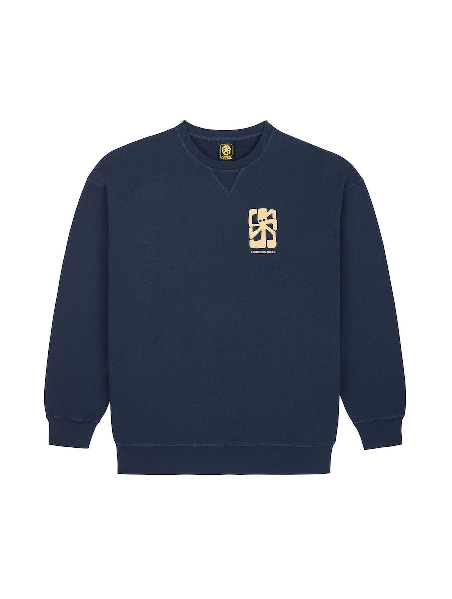 JONSEN ISLAND SWEATSHIRT CONFORT GUSTAVO THE ARTIST Navy