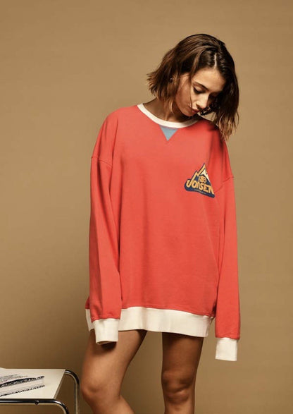 JONSEN ISLAND SWEATSHIRT CONFORT GUSTAVO BIG ROCK Red fade out