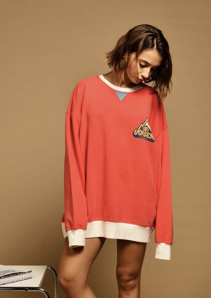 JONSEN ISLAND SWEATSHIRT CONFORT GUSTAVO BIG ROCK Red fade out