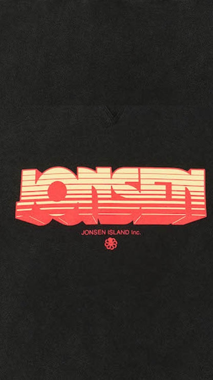 JONSEN ISLAND SWEATSHIRT CLASSIC GUSTAVO PROBRAND Black fade out