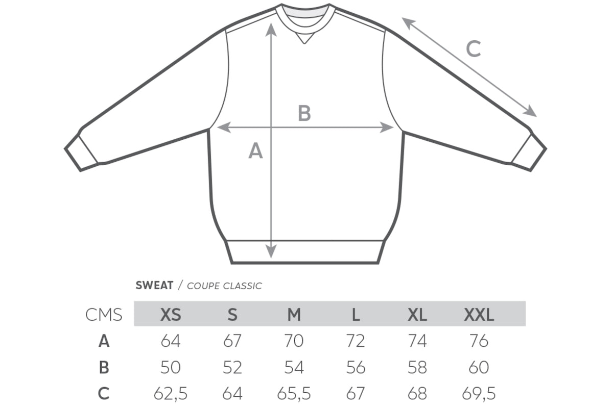 JONSEN ISLAND SWEATSHIRT CLASSIC GUSTAVO PROBRAND Black fade out