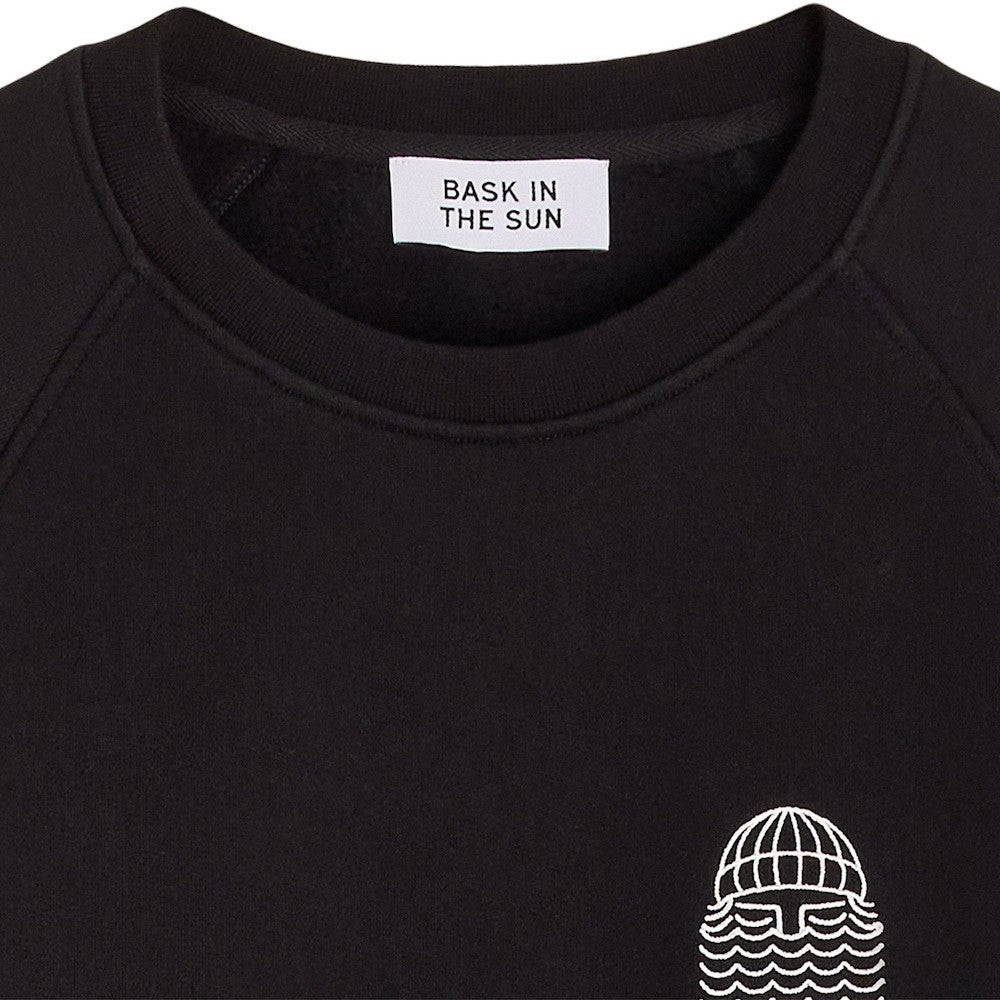 BASK IN THE SUN SWEAT MINI TO THE SEA black