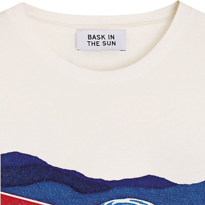 BASK IN THE SUN TEE SHIRT POOL natural