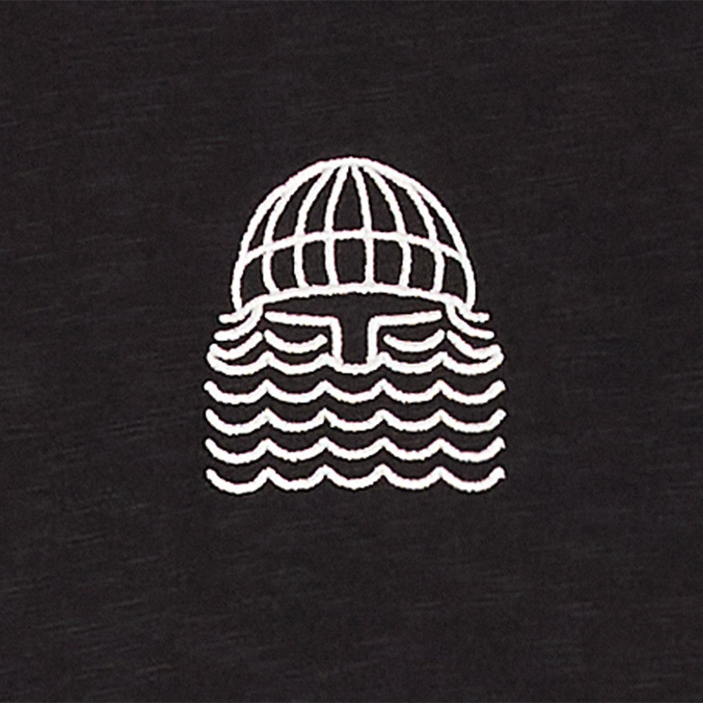 BASK IN THE SUN TEE SHIRT MINI TO THE SEA black