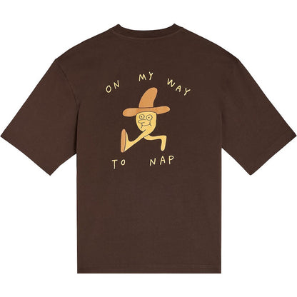 BASK IN THE SUN TEE SHIRT NAP chocolate