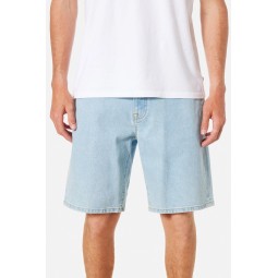 BERMUDA BAGGY JEAN GEORGES 64 Light indigo