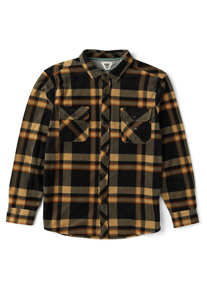 VISSLA CHEMISE ECO-ZY LS POLAR FLANNEL Noir