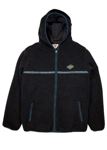 VISSLA VESTE SHERPA LEGALL ZIP HOODIE Noir