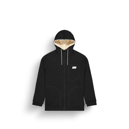 PICTURE SWEAT BASEMENT PLUSH ZIP HOODIE Black