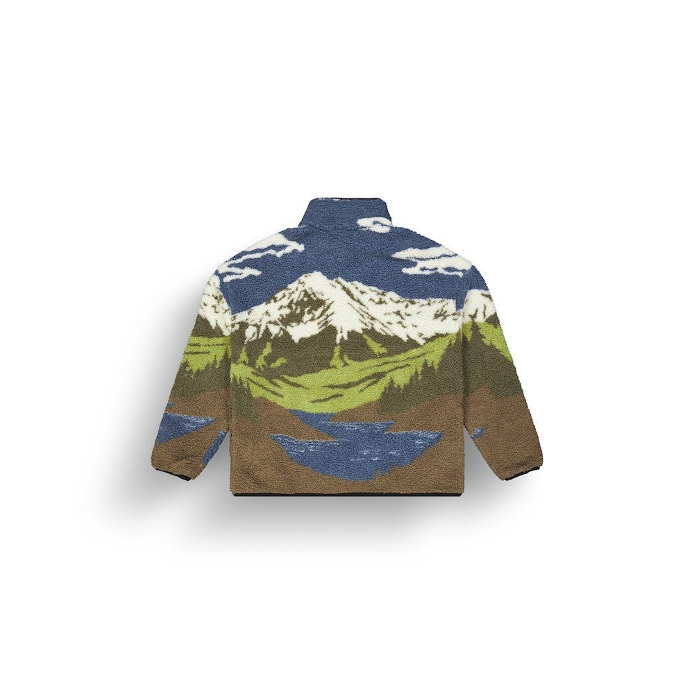 PICTURE SWEAT SHERPA HAFDALS ZIP FLEECE Cloudy Landsc Sherpa M