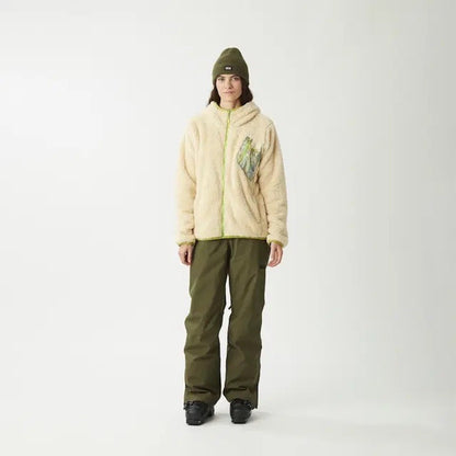 PICTURE SWEAT SHERPA IZIMO FZ FLEECE Wood Ash