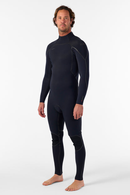 O'NEILL HYPERFREAK FIRE 4/3mm BACK ZIP Black