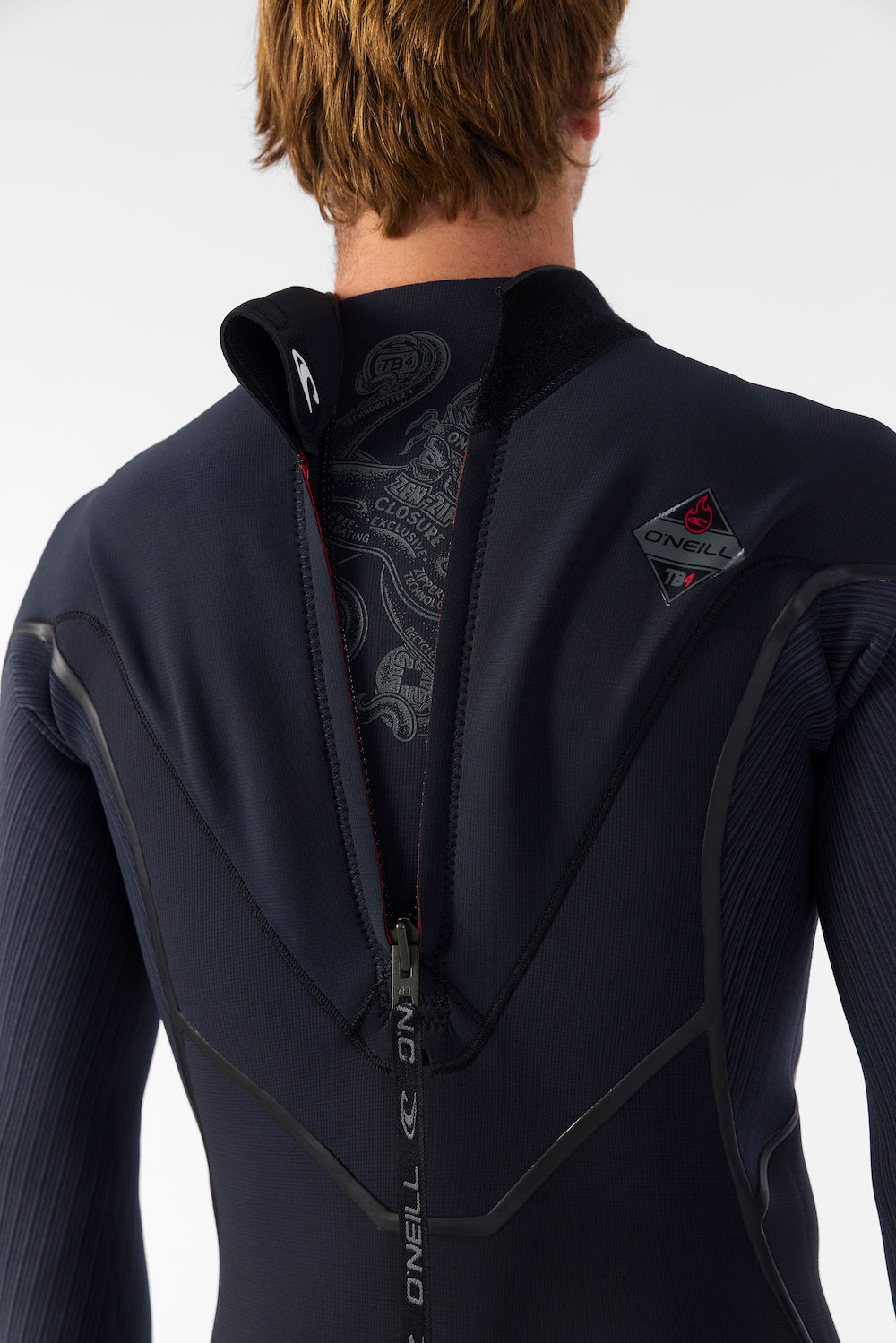 O'NEILL HYPERFREAK FIRE 4/3mm BACK ZIP Black