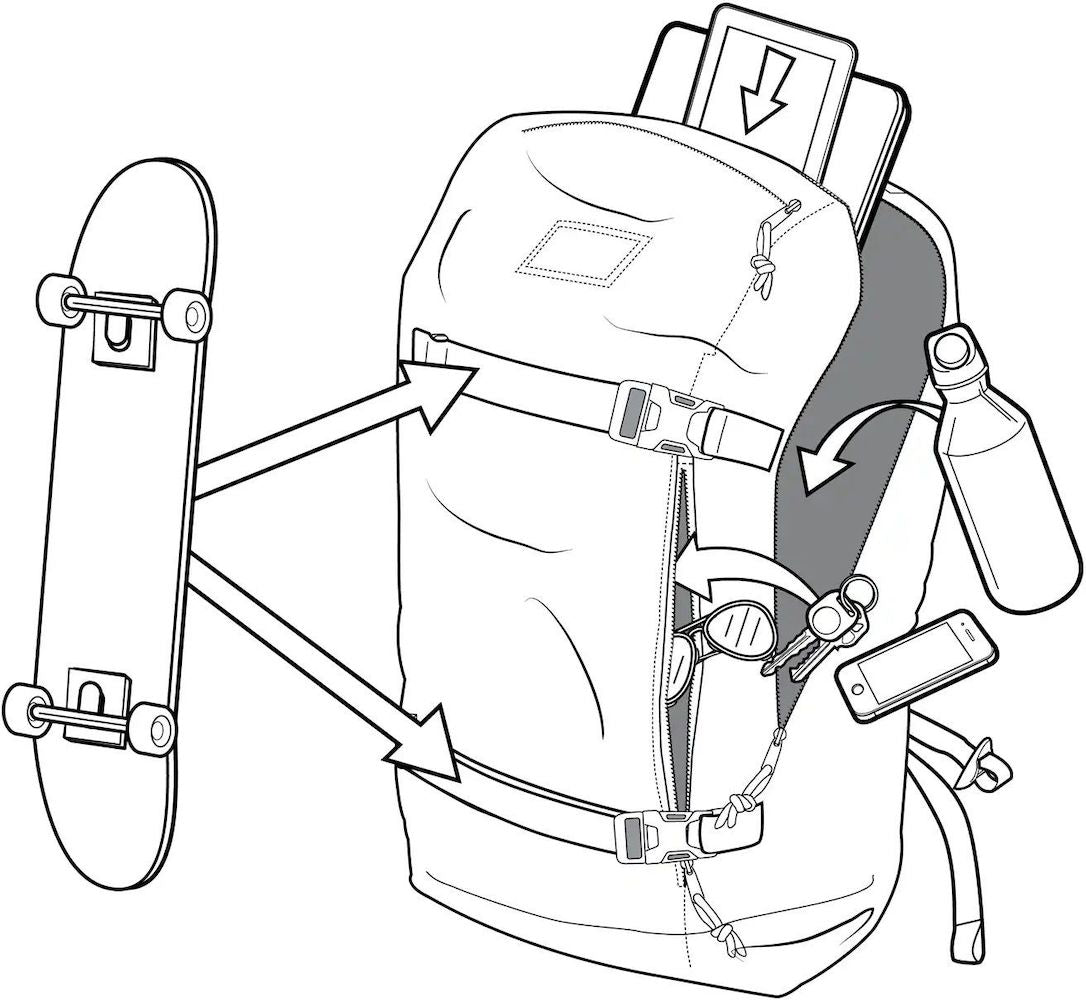 BURTON SAC A DOS KILO 2.0 27L True black