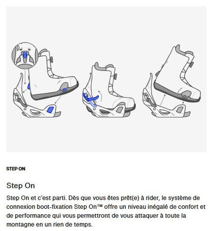 BURTON FIXATIONS SNOW STEP ON RE:FLEX City Streets