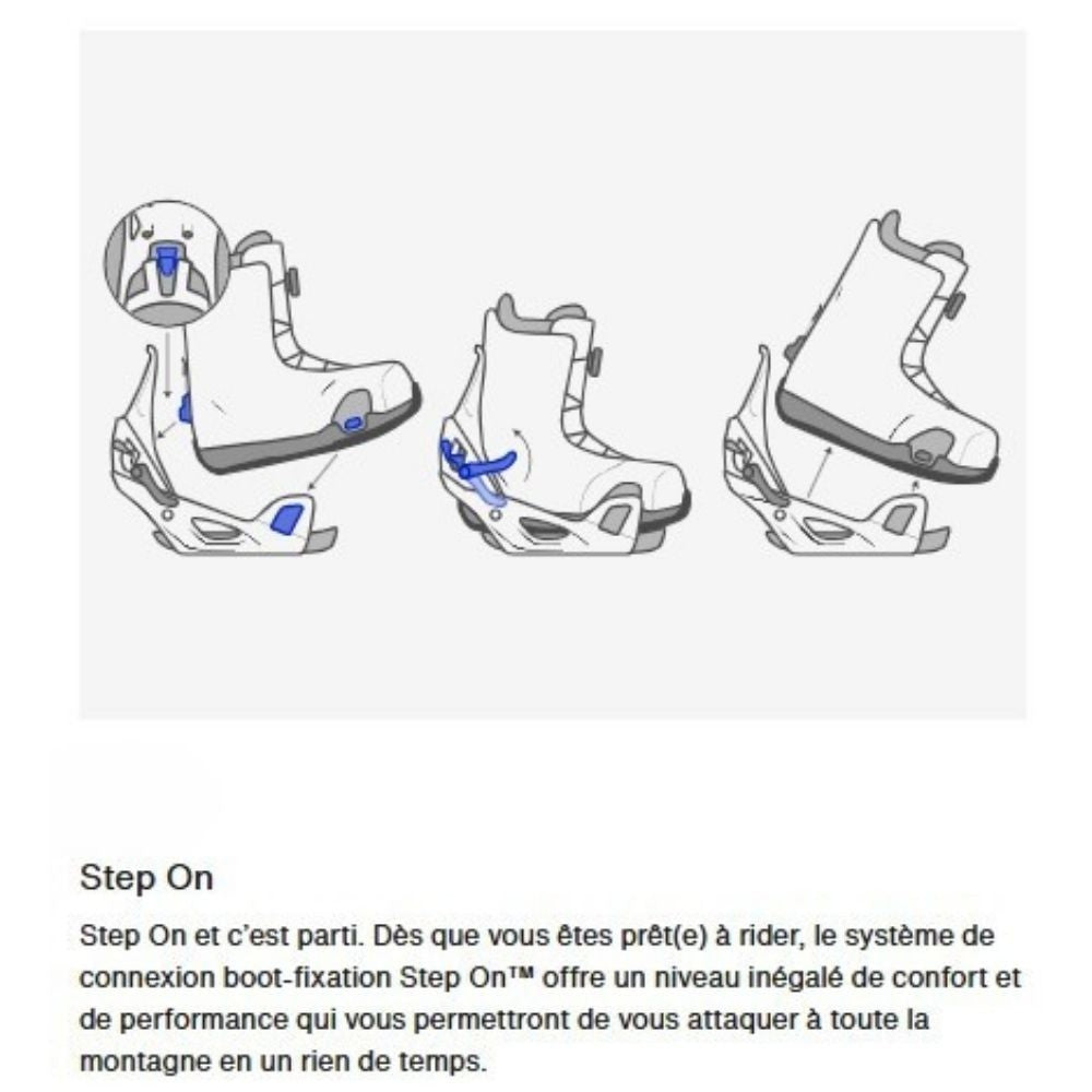 BURTON BOOTS SNOW HIGHSHOT X STEP ON Black