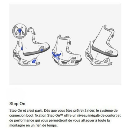 BURTON BOOTS SNOW HIGHSHOT X STEP ON Black