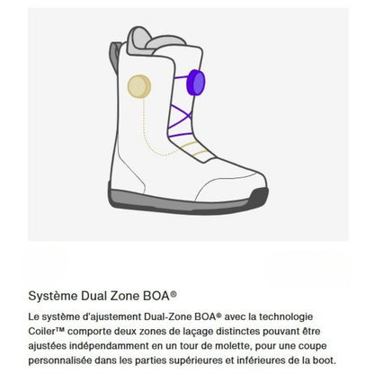 BURTON BOOTS SNOW HIGHSHOT X STEP ON Black