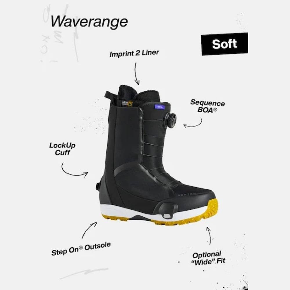 BURTON BOOTS SNOW FEMME WAVERANGE STEP ON Gray Cloud