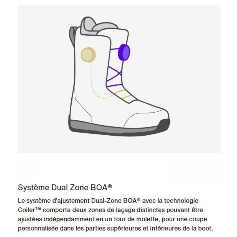 BURTON BOOTS SNOW FEMME HIGHSHOT X STEP ON Black