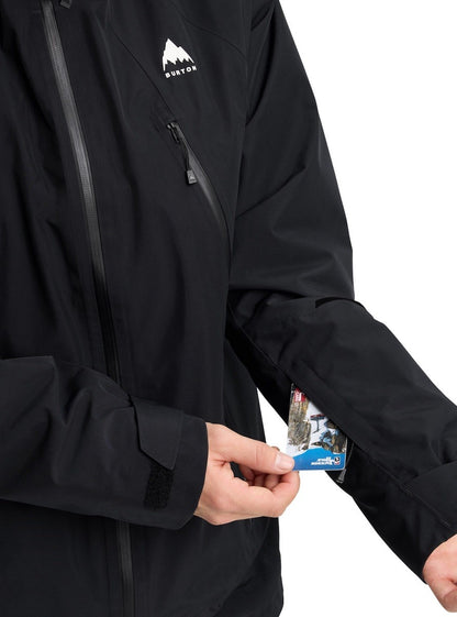 BURTON VESTE NEIGE RESERVE GORE-TEX 2L INSULATED JCKT True Black